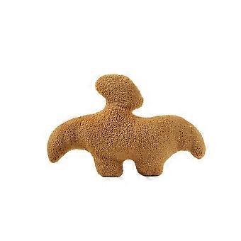Dinosaur Chicken Nugget Plush Pillow – Soft Huggable Stuffed Animal for Kids and Adults