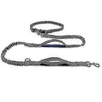 Pet Leash Outdoor Running Reflective Double Retractable Dog Chain Leash Hy-XY