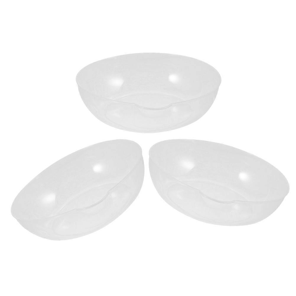 Kitchen Scale Tray Plastic Scale Pan for Weighing 3Pcs White Baking Tool