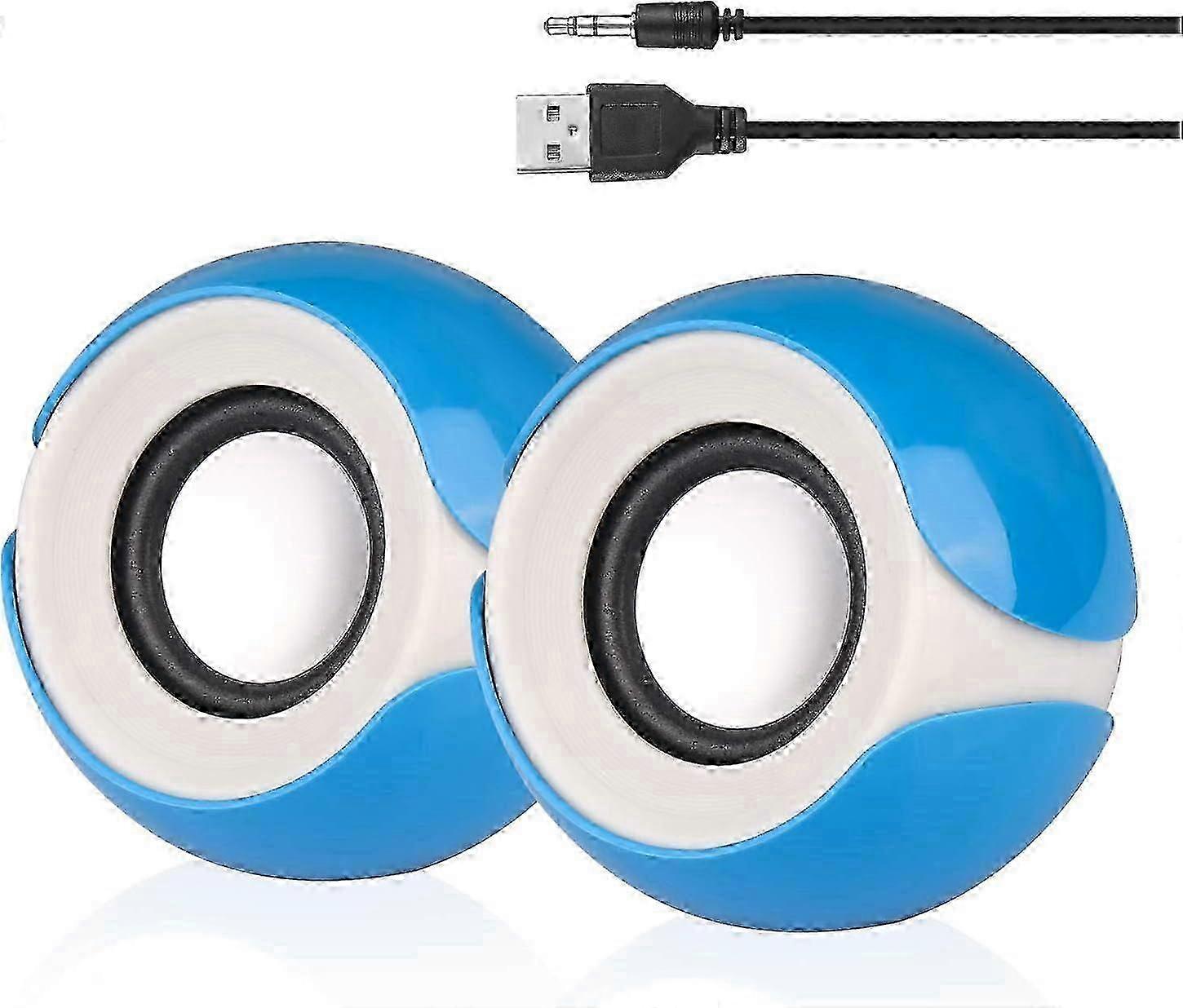 Versatile Sound Partner: Single USB Cable for Computers, Full-Range Loudspeakers for Engaging Audio