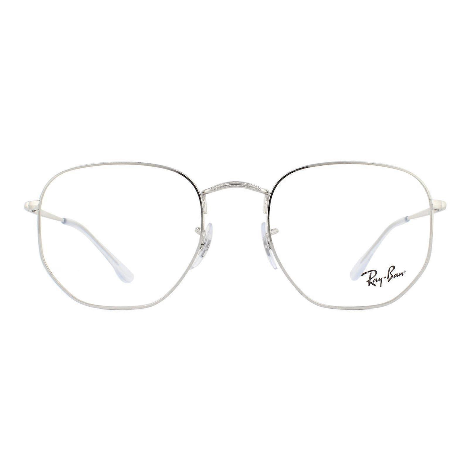Ray-Ban Glasses Frames RB6448 Hexagonal 2501 Silver 54mm
