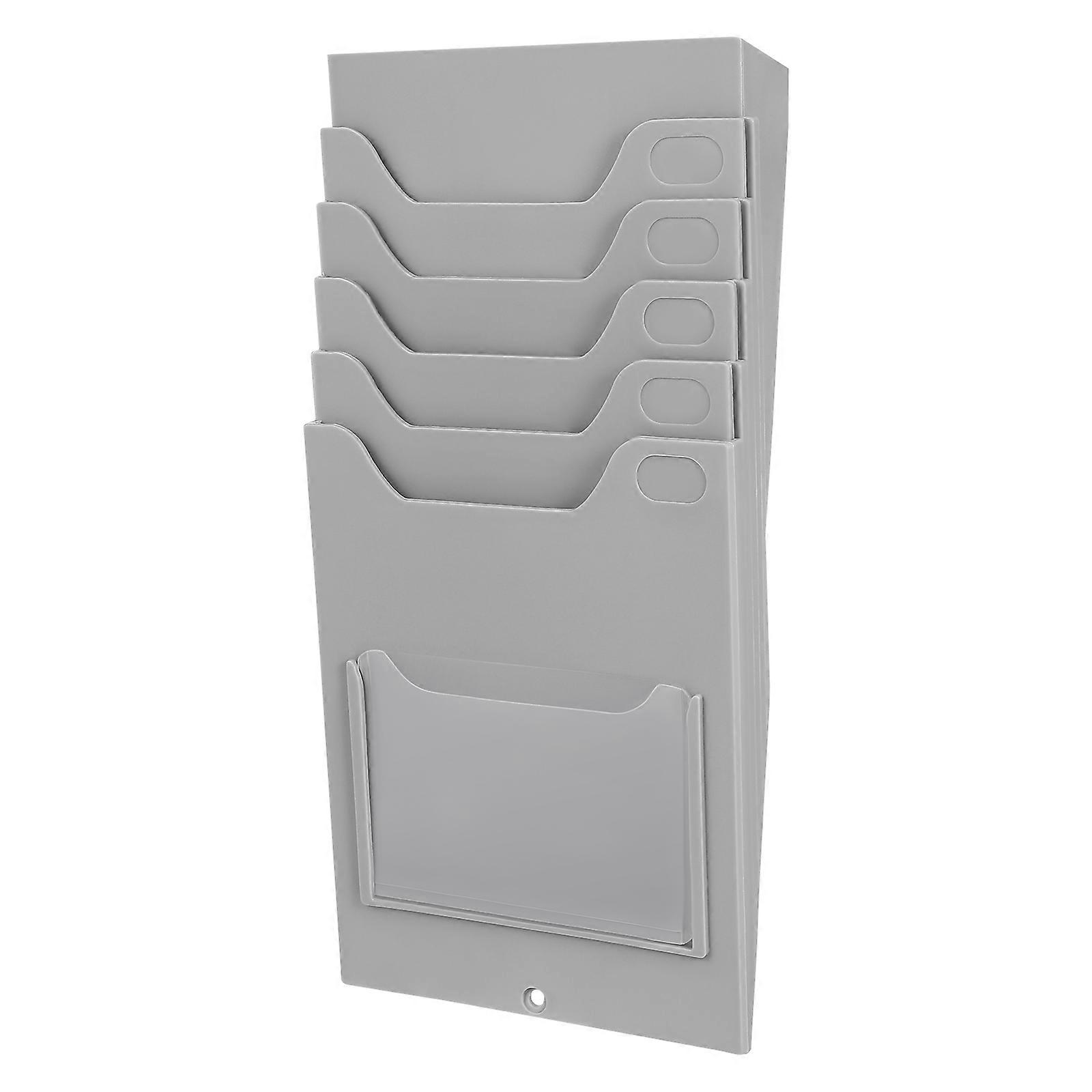 Factory Material Cards Holder Wall Rack for Storage 5 Slots