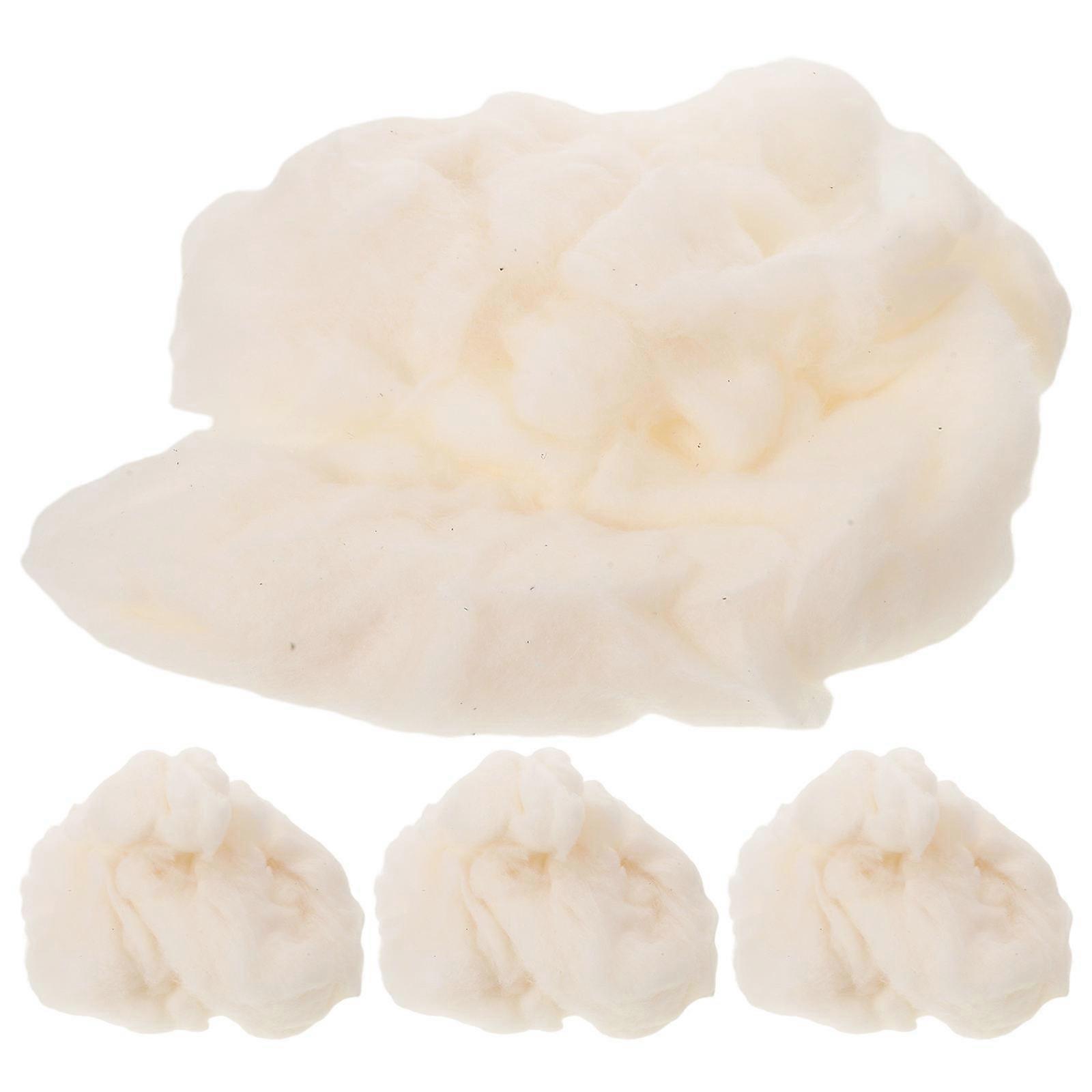 Cotton Material Smoke Effect for Cloud Props 4Pcs DIY White Simulation