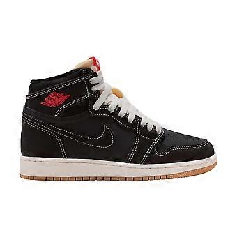 Nike Air Jordan 1 RTR Hi OG FC Black / University Red - Sail II9927-001 Grade-School