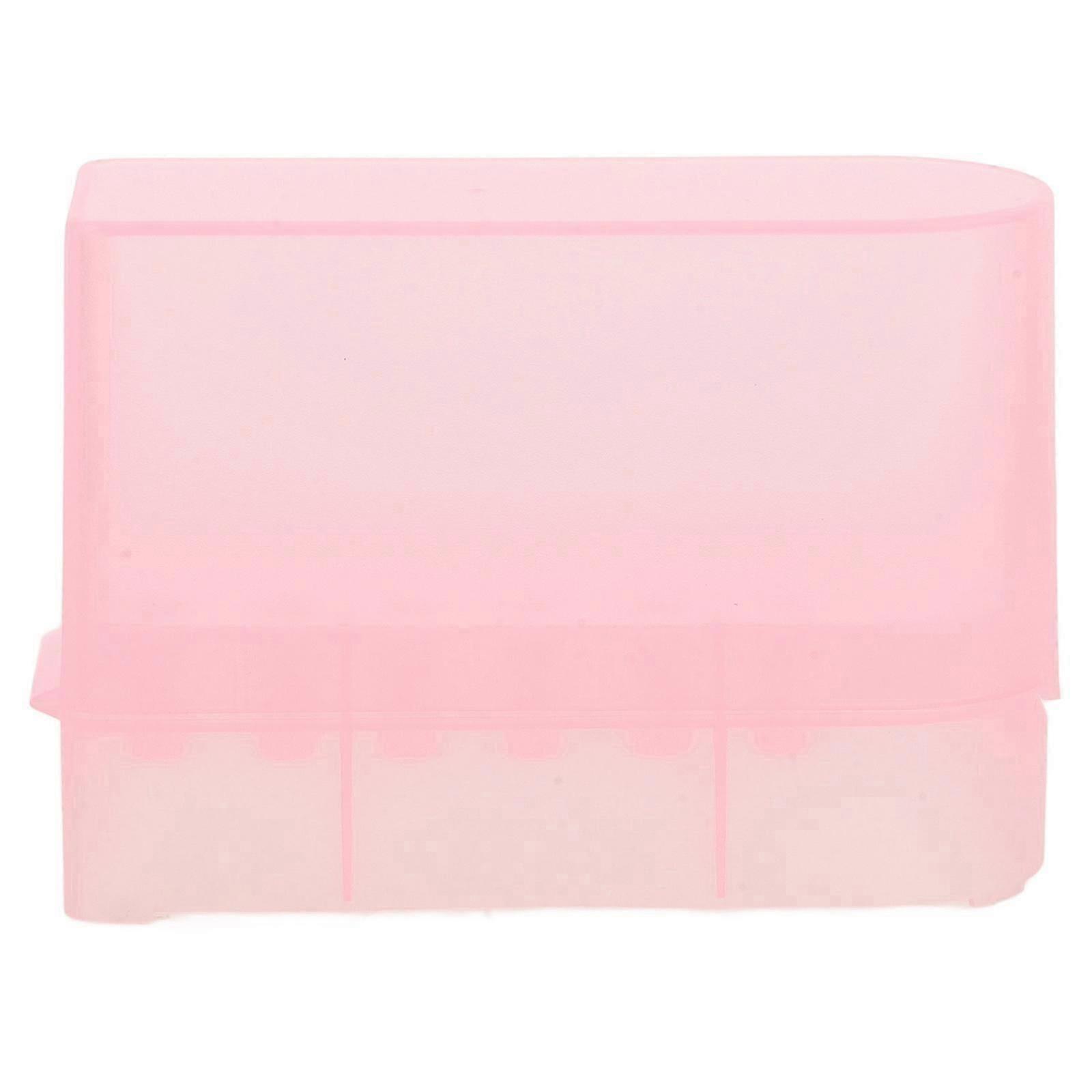 Nail Drill Bits Storage Box for Storage with Durable Plastic Construction