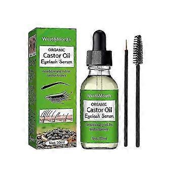 West&month Eyebrow Eyelash Growth Oil Natural Castor Oil Eyelashes Growth Thick