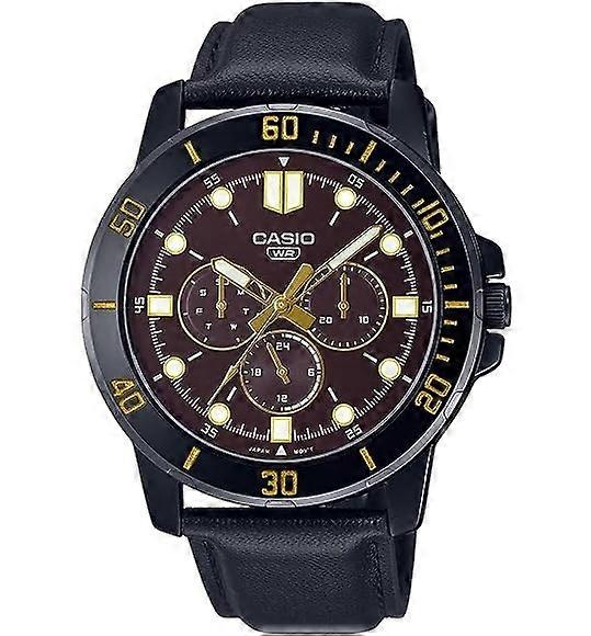 CASIO COLLECTION DIVER MULTIFUCTION BLACK - BROWN