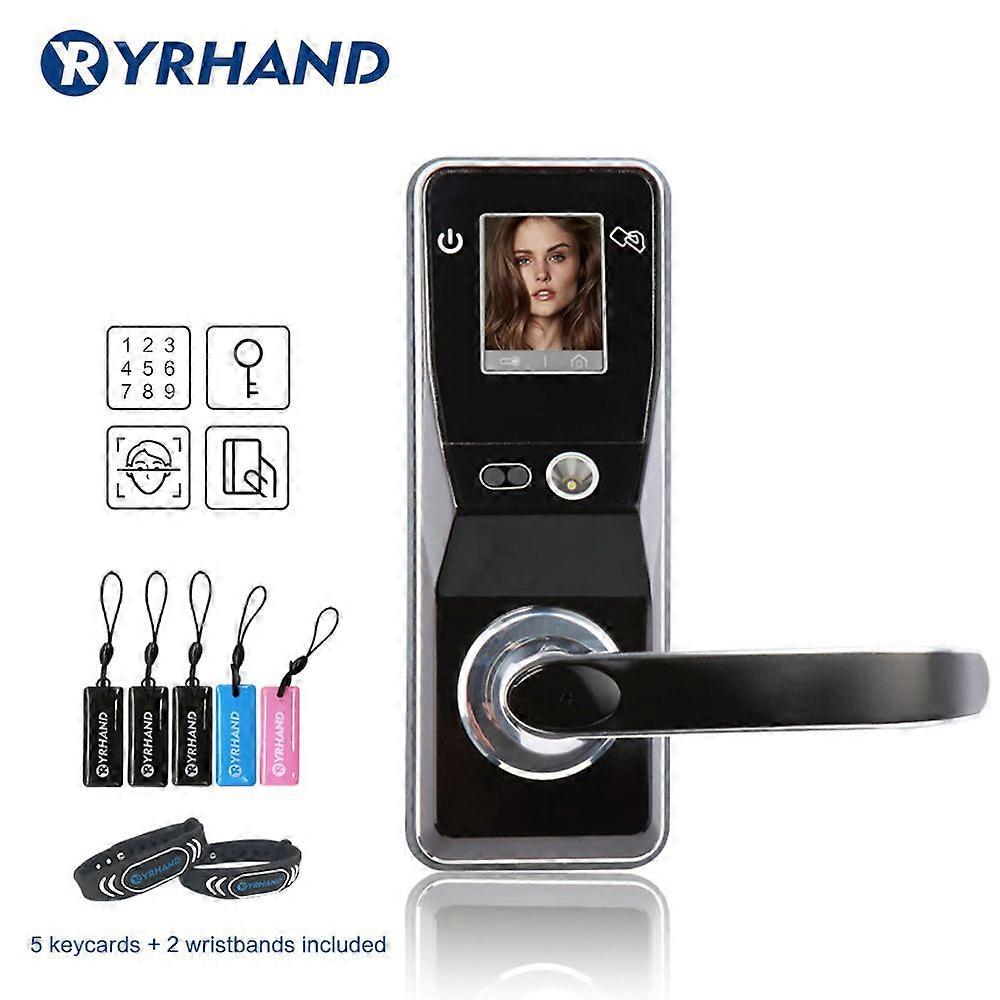Electronic Door Lock Face Recognition Lock Digital Security Touch Screen Keyless Face Smart Door Lock