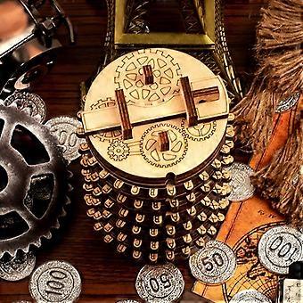 Piggy Bank 3d Wooden Puzzle Toy Jigsaw Puzzle Toy Brain Tease Ten Level Difficulty Board Games Puzzle Toy For Adult Gift