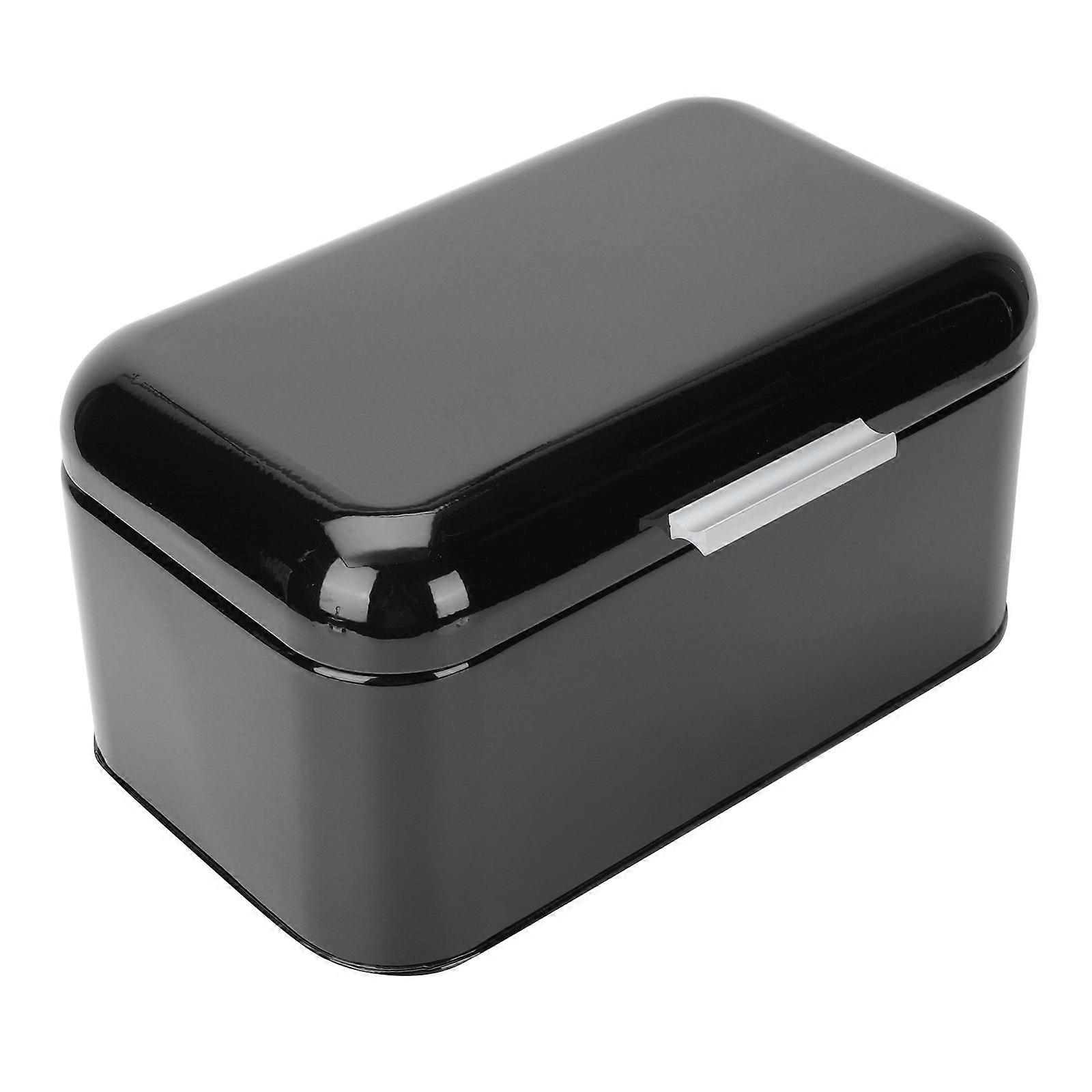 Bread Organizer Moisture-proof Storage Box Insect Prevention Bread Bin (Black)