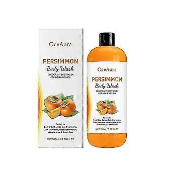 2026 Persimmon Body Wash for Body Odor Control - Purifying Deodorizing Soap for Eliminating Odor - Underarms, Intimate Inner Thigh, Bikini Area