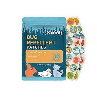 Wiieey Mosquito Repellent Patch - Gentle Herbal Fresh, Waterproof And Sweat-Resistant, For Home, Travel, And Kids To Prevent Bites