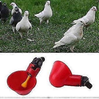 10 Stück automatische Geflügel Trinkbecher Geflügel Wasser Vogel Feeder Automatische Kunststofftrinker für Hühner Henne Haus Hühnerstall Fütterungsbogen