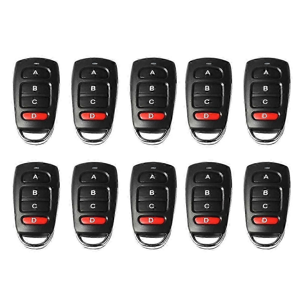 10PCS Wireless 433mhz Remote Control Copy Learning Fix Rolling Code 433 Mhz Key Remote Opener