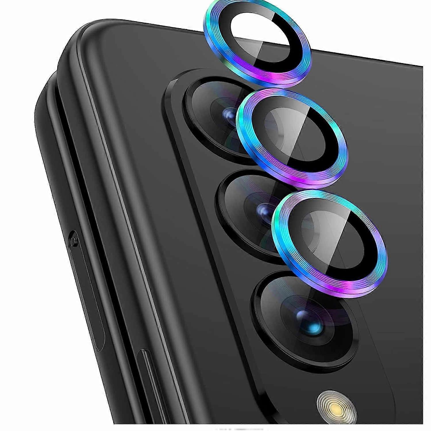For Samsung Galaxy Z Fold5 5G Protective Glass Camera Lens Tempered Glass H9 Colorful