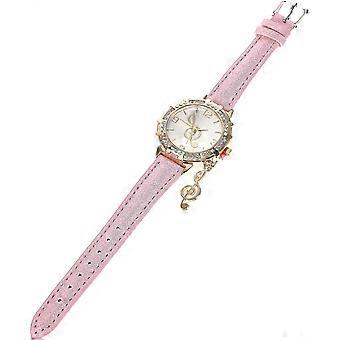 Ladies Metal Watch Stylish Wristwatch for Casual Wear Pink