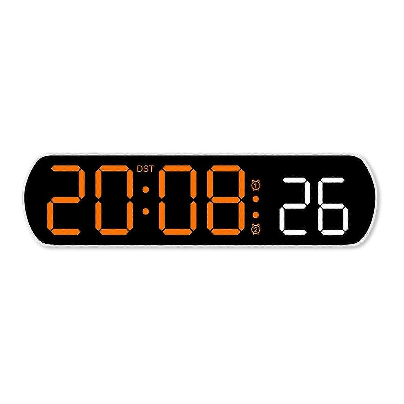 Modern Electronic Table LED Alarm Clock Feature Jump Second Temperature Display