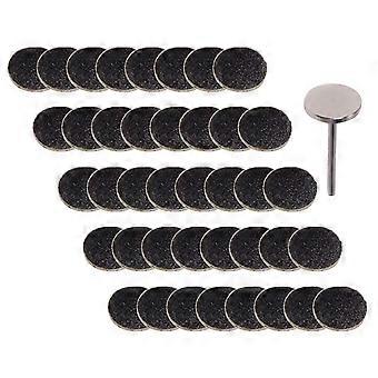 Pedicure Sanding Discs Manicure Tool for Dead Skin Removal 50Pcs Black