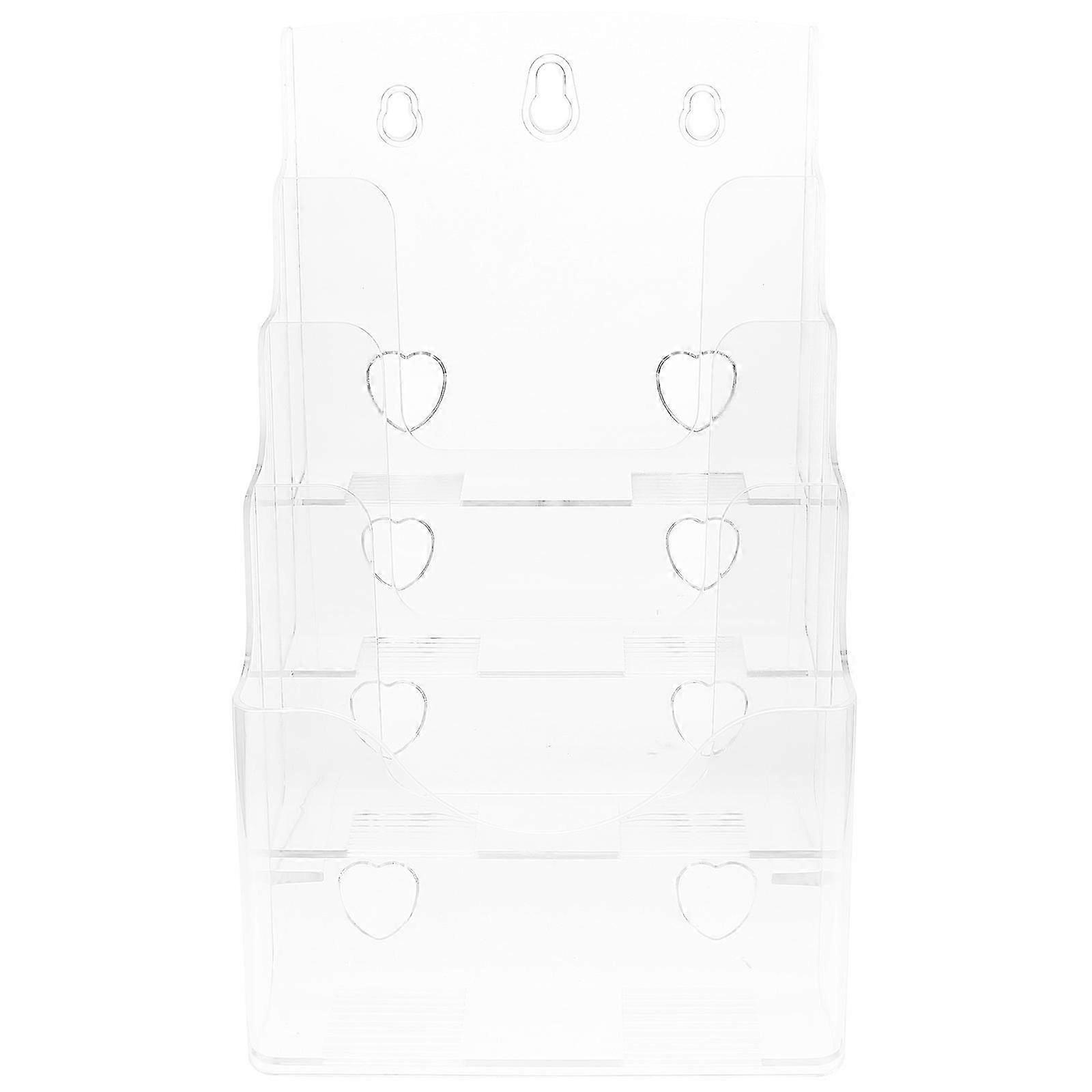 Office Documents Storage Stand A5 Paper Files Storage Rack Multi-layer Brochure Display Rack