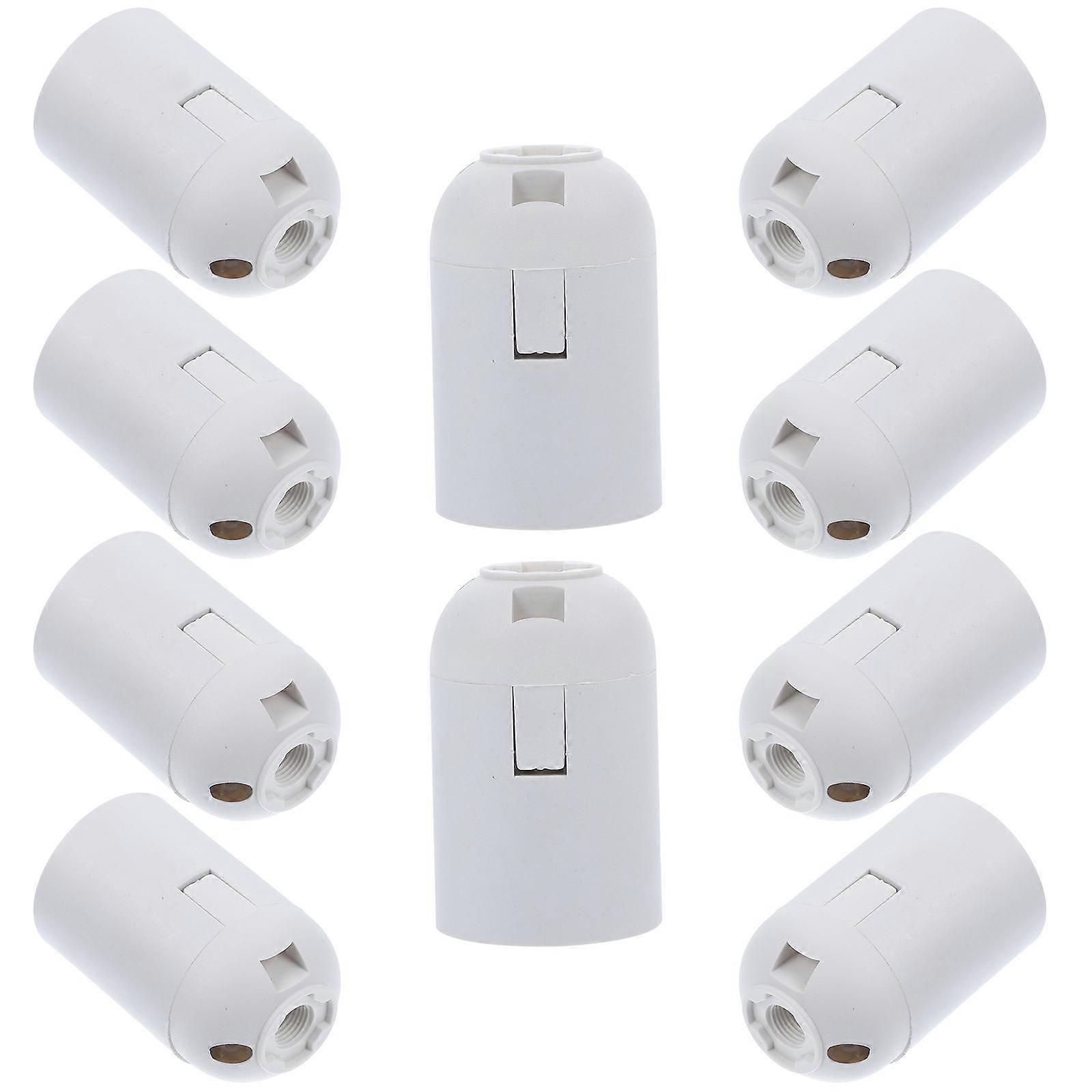 10pcs Light Socket Replacement Lamp Holders E26/E27 Lamp Socket for DIY Project