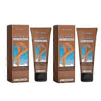 Fond de teint waterproof pour les jambes (100 g) contre les varices et les cicatrices - Fond de teint longue tenue pour les jambes et le corps, pour peaux noires