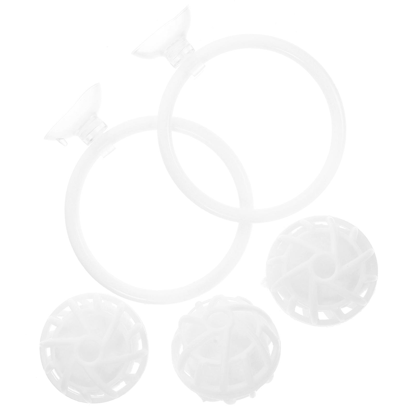 Betta Fish Training Ring with Filtration Balls for Enhanced Activity 1Set