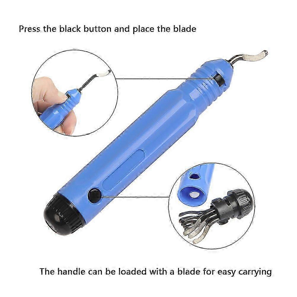 Hand Deburring Tool Set, Manual ,with 10 Replacement