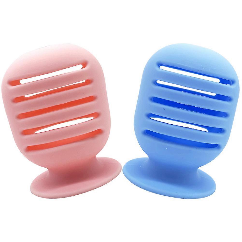 Silicone Makeup Sponge Container for Storage Use 2Pcs Holder
