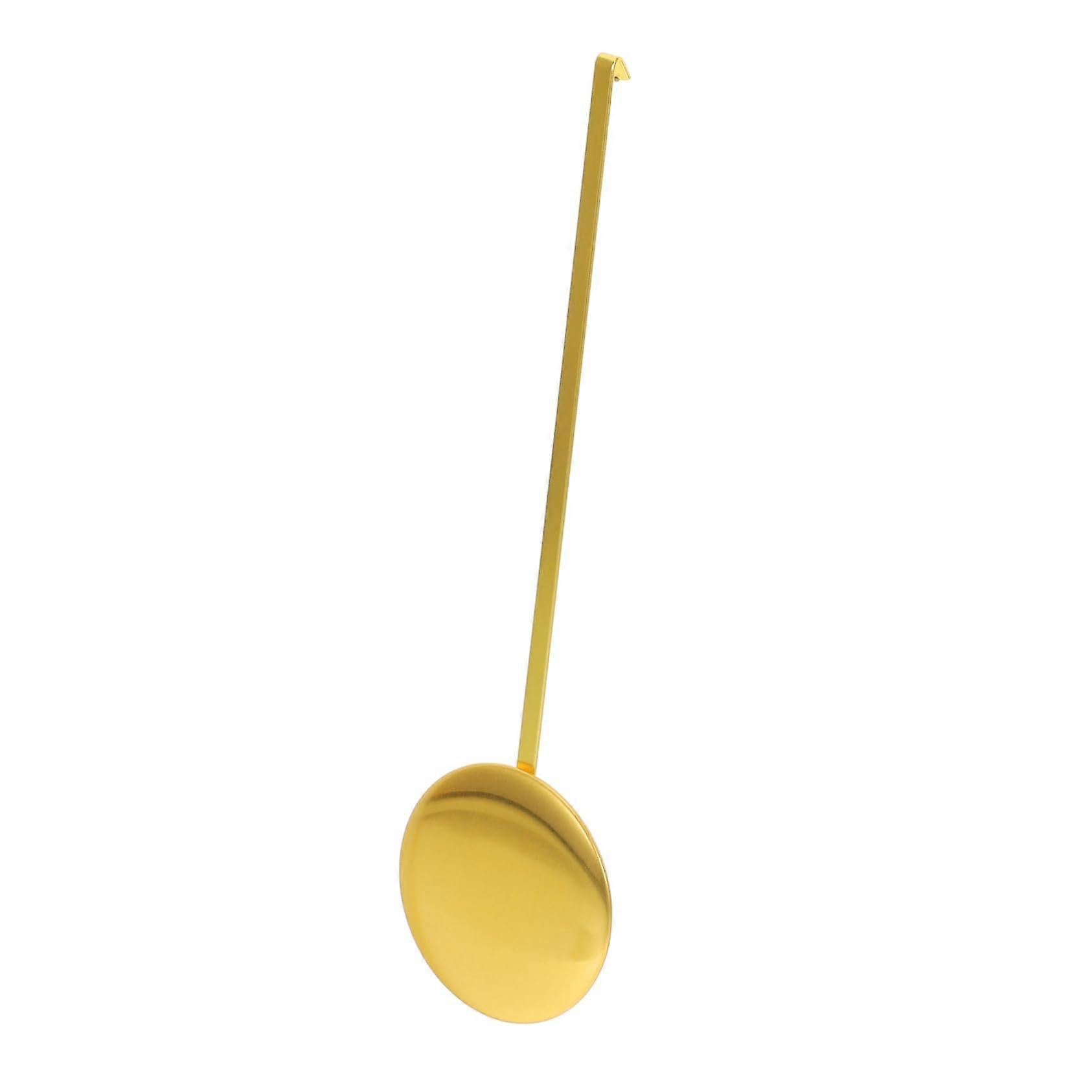 Gold Metal Wall Clock Pendulum Replacement, Easy DIY Quartz Pendulum with Stable Swing Motion