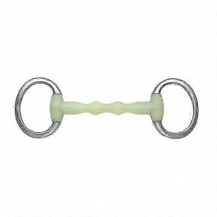 Equikind Ripple Mullen Mouth Kůň Eggbutt Snaffle Bit