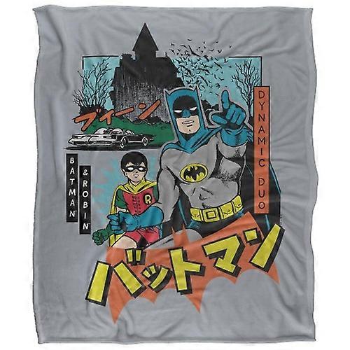 Batman Kanji Dynamic Duo Blanket