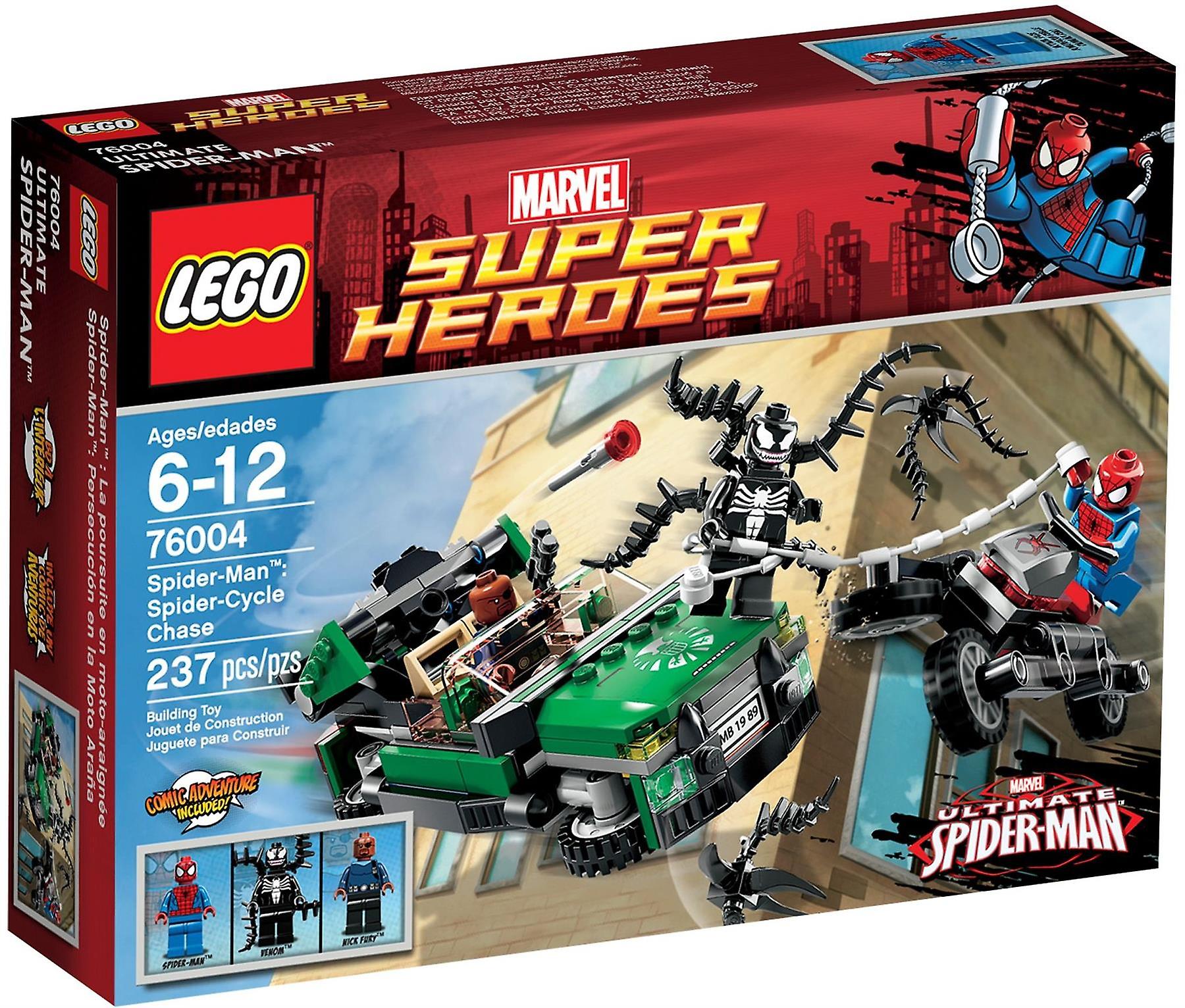LEGO Super Heroes Spider-Man Spider-Cycle Chase Set (76004)