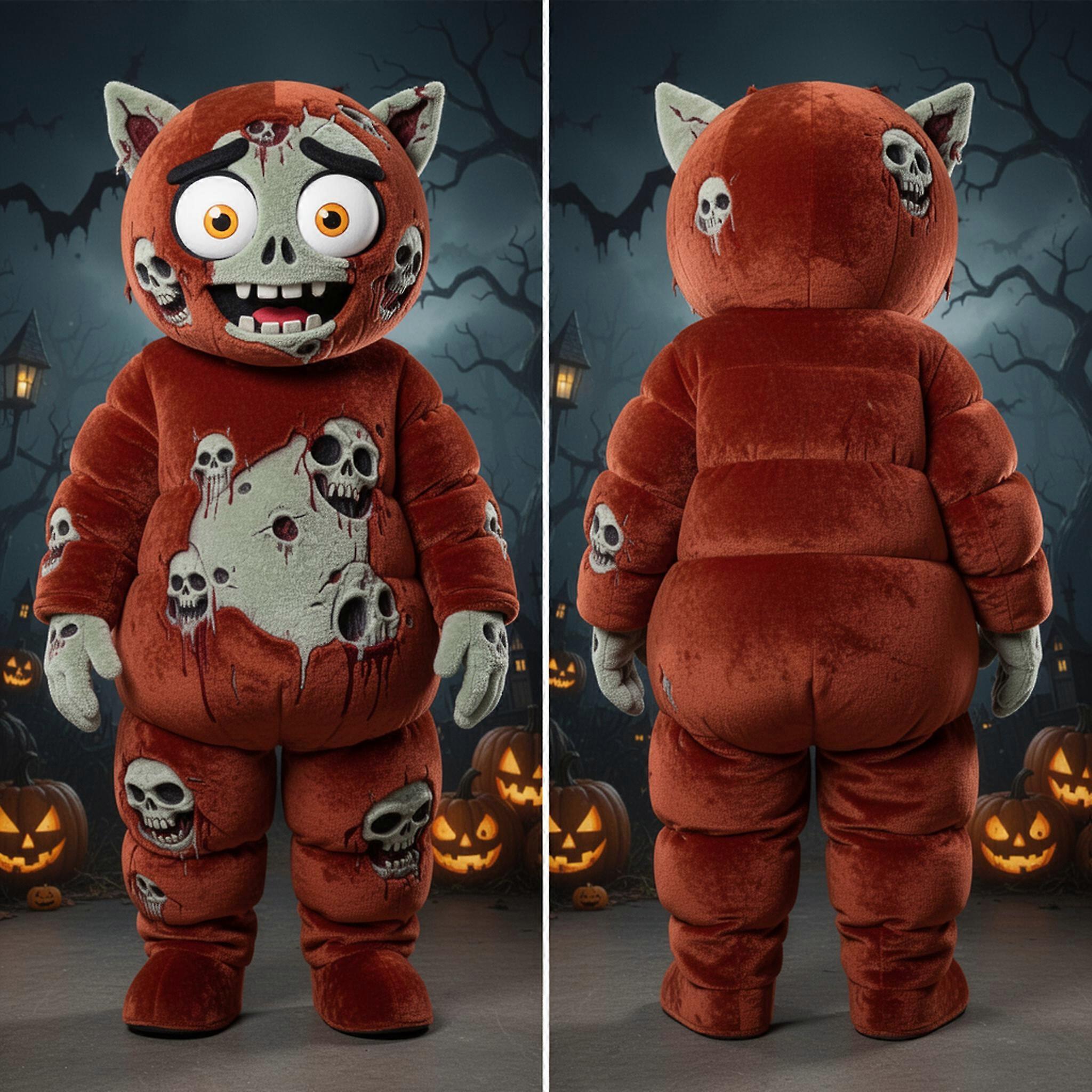 MASTICOT Rust Rounded Undead Mascot