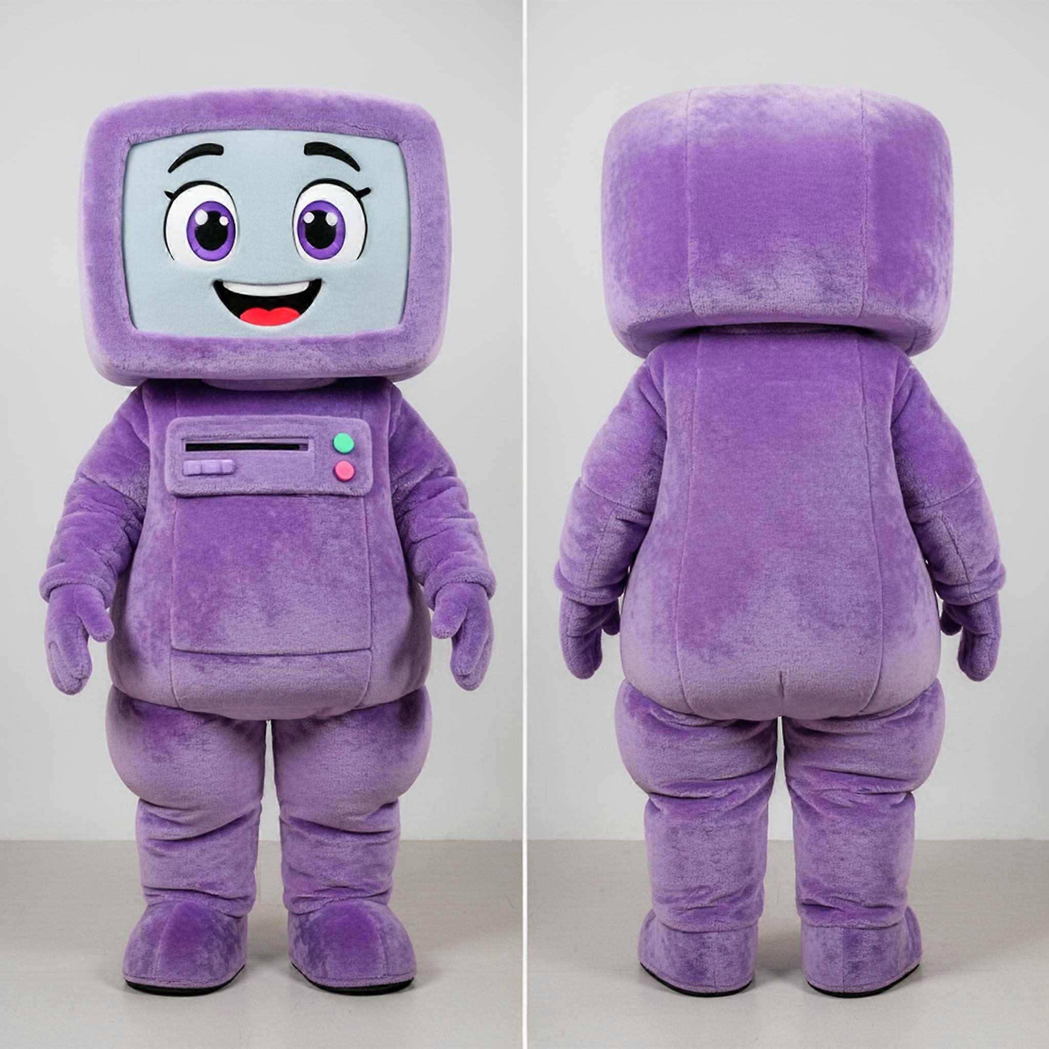 MASTICOT Lavender Rounded Computer Mascot