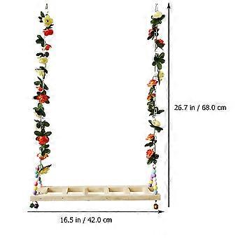 Funny Birds Toy Hanging Swing for Pet Birds 2Pcs