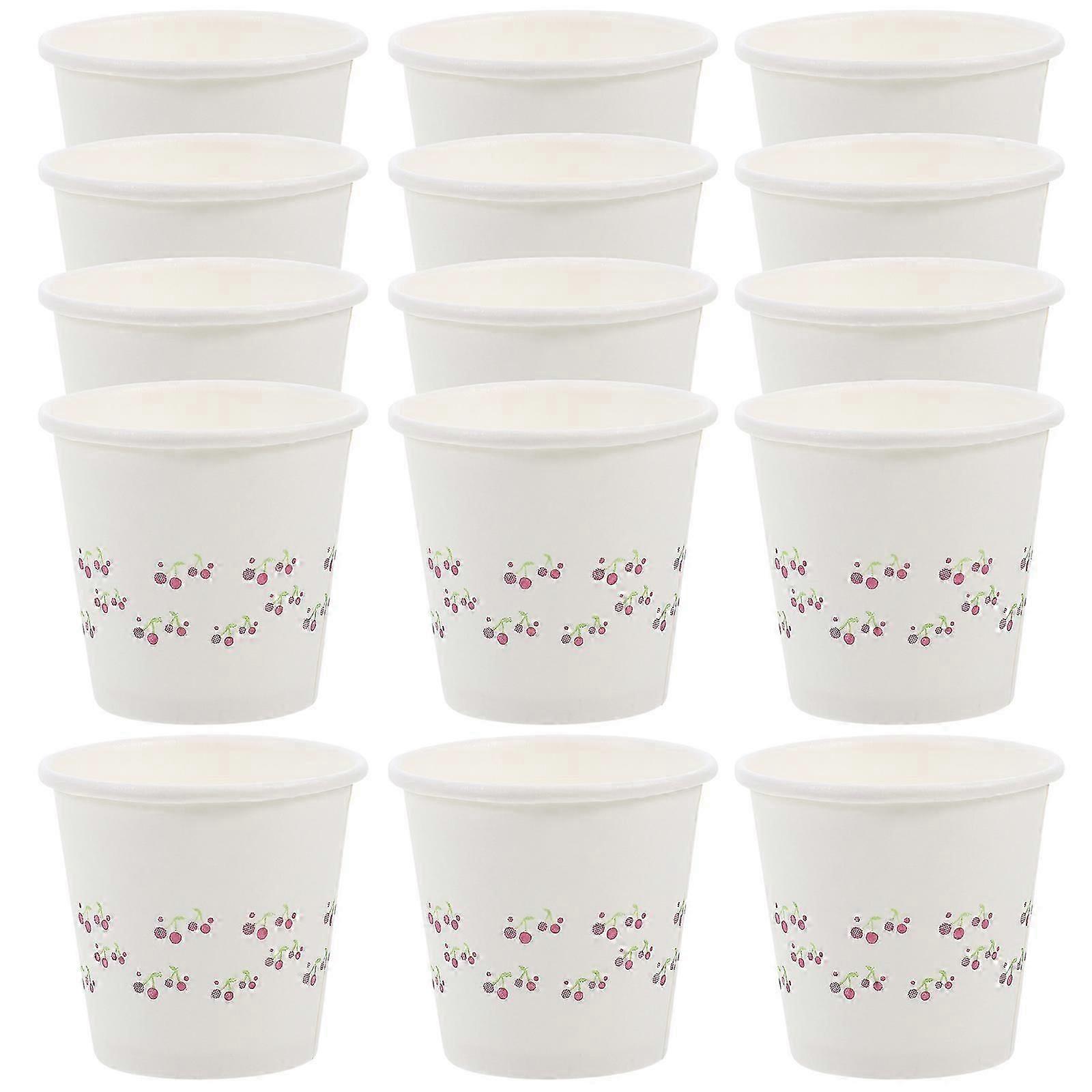 Paper Cups Small Tasting Cups for Drinking 100Pcs Design