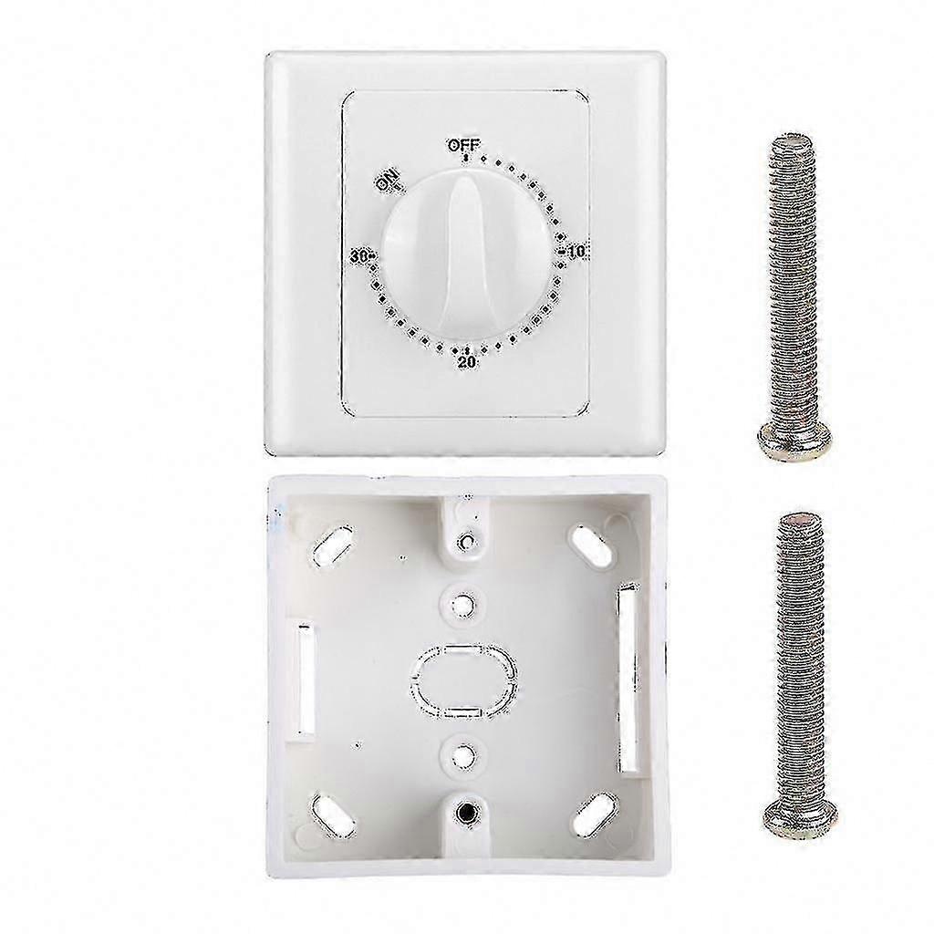 Timer Switch Mechanical Minutes Countdown with Automatic Power Off