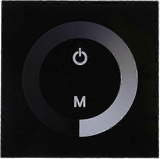 Dimmable Light, Dimmable LED Touch Panel, Monochrome Dimming Wall Switch Controller, DC 12V-24V Silent Touch Panel LED Strip
