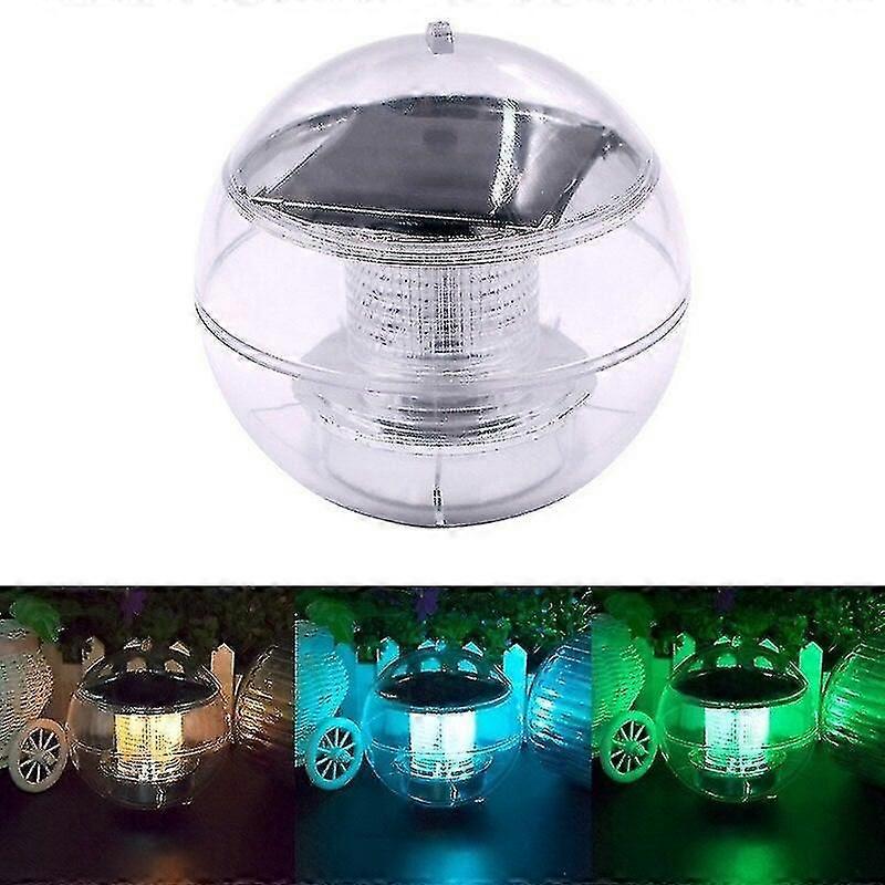 Solar Led Floating Lamprotating Color Changed