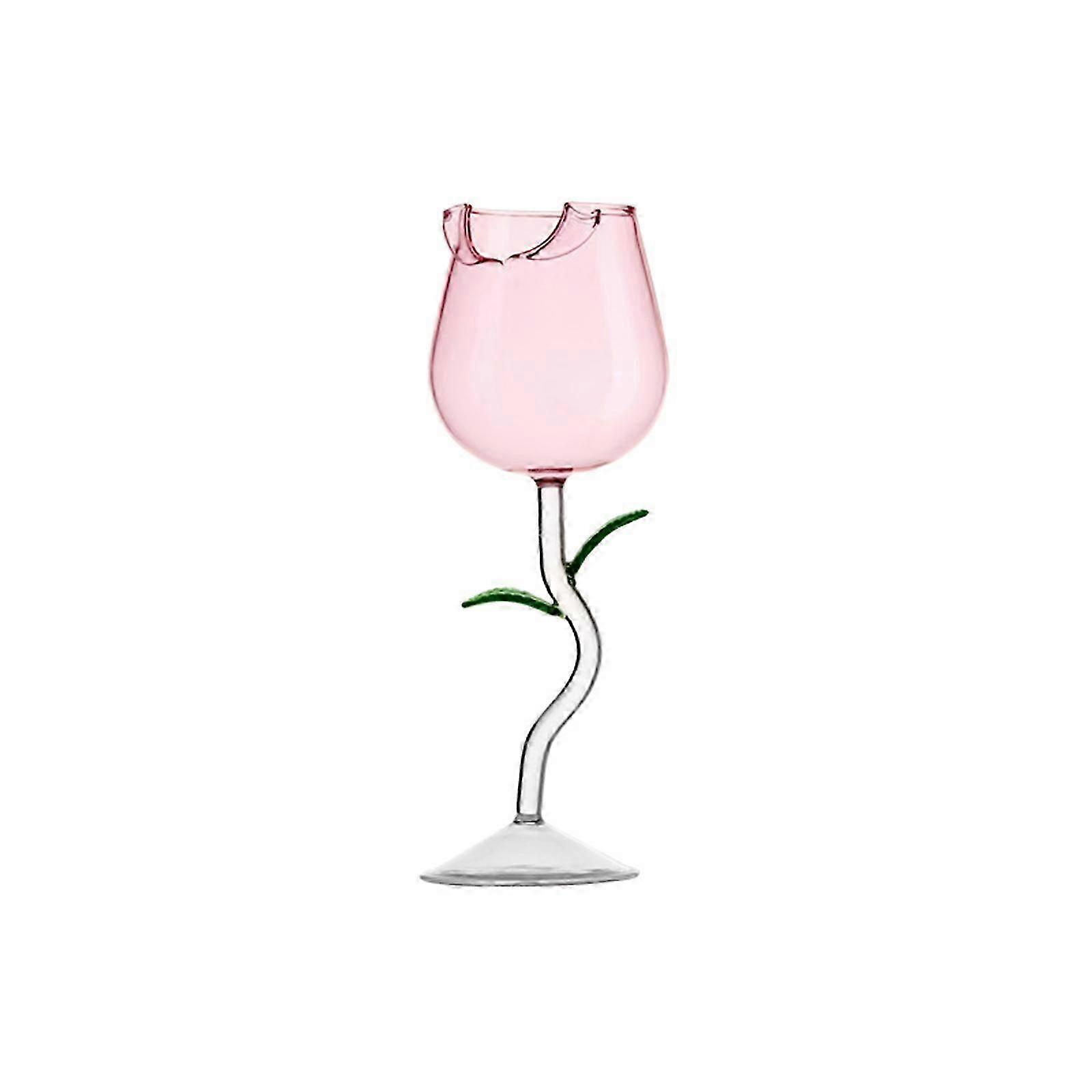280ml Rose-Shaped Borosilicate Glass