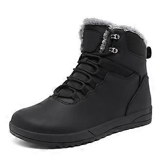 Scarpe da uomo extra larghe taglia 50, stivali invernali impermeabili, stivaletti da esterno per uomo, stivali da neve, scarpe da uomo con punta larga