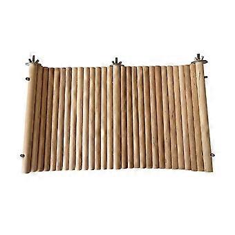 Natürliches hölzernes Brückenspielzeug für Kleintier Maus Brücke Hamster Kaninchen Hängematte Käfig Zubehör Biegsame Plattform