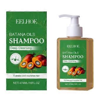 Batana Oil Shampoo 474ml for Hair Growth, Deep Cleansing & Nourishing with Rosemary Extract, Natural Formula for Men Women All Hair Types 