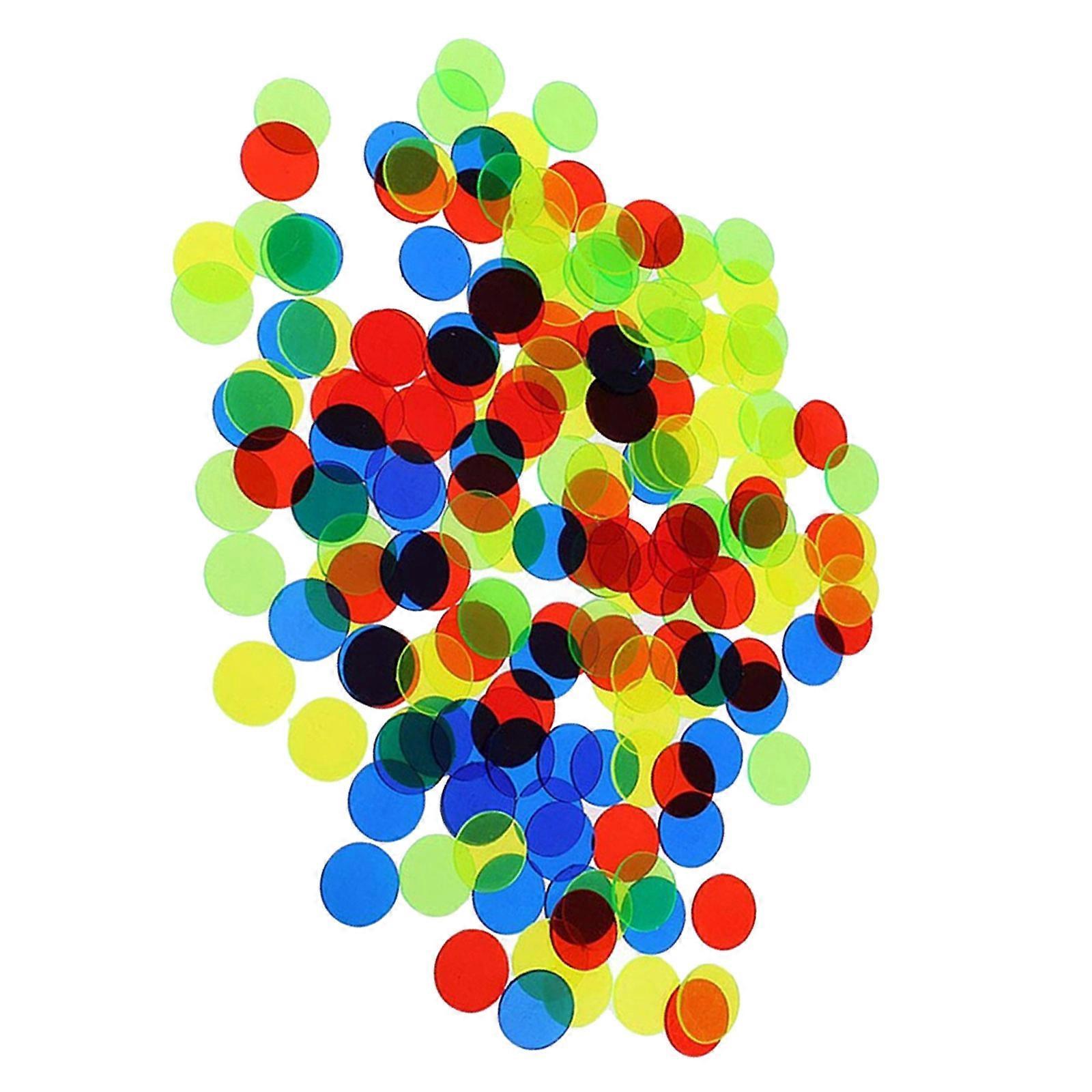Plastic Markers Count Chips compatible with Games 200Pcs Assorted Color
