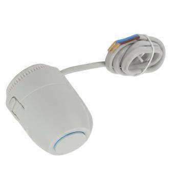 2W Electric Thermal Actuator for Underfloor Heating, 230V, IP54, Waterproof.