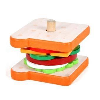 Toddler Wooden Pretend Sandwich Kit