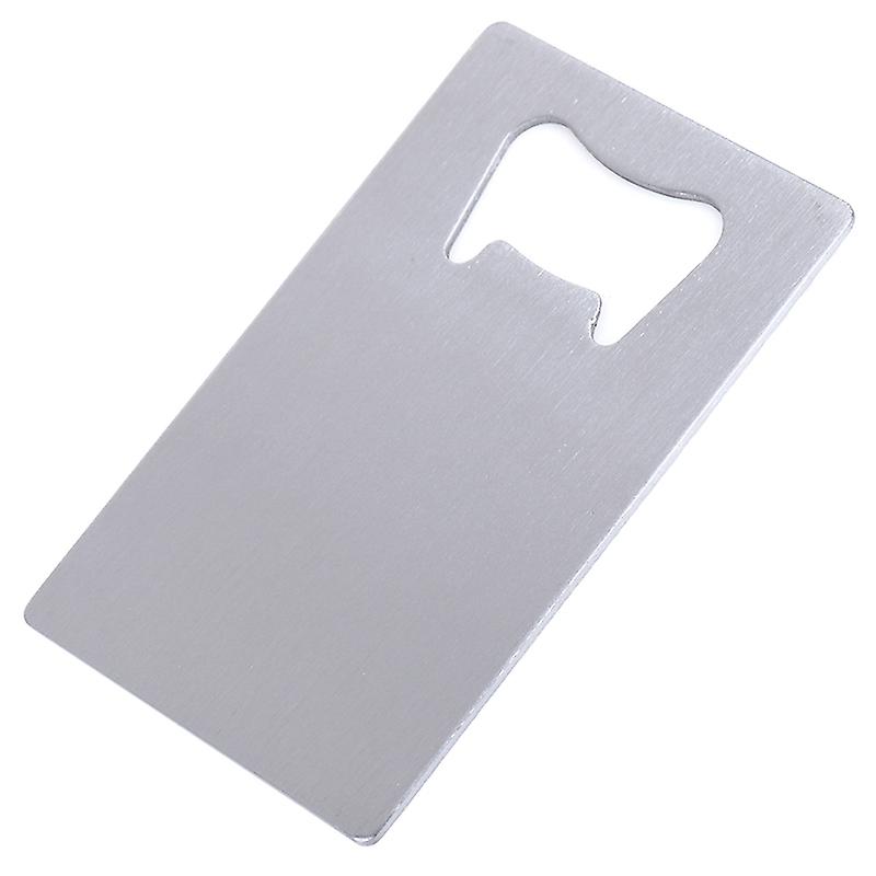 Bærbar kortflaskeåbner rustfrit stål kortflaskeåbner ølåbner