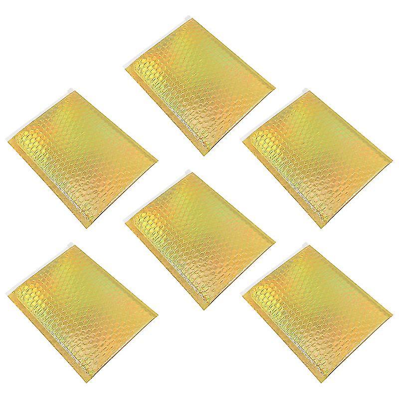 26.5X20cm Golden Wrapping Paper 6pcs Express Tearing-resistant Bubble Envelope Shipping Bubble Expre