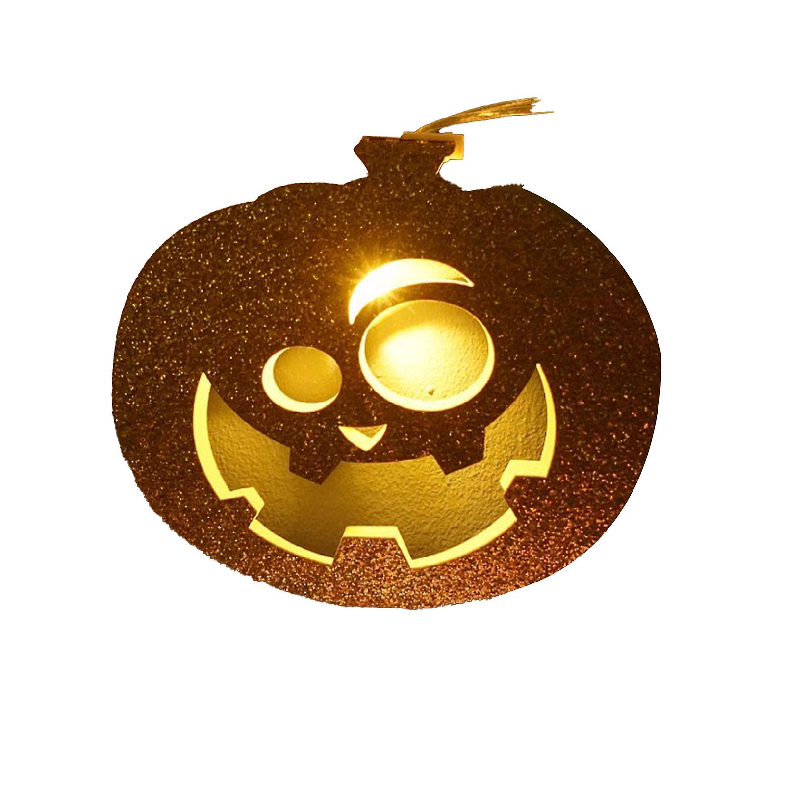 Orange Pumpkin Lantern Lights Add Great Halloween Vibe For Flat Dormitory Decoration
