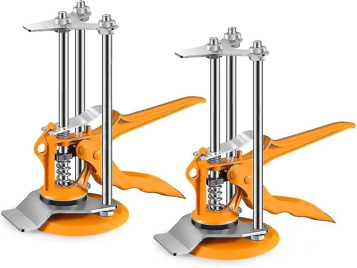 2 stk oppdatert veggfliser nivelleringssystem, flisløfter, flisløftejustering, flis leveller høyderegulator, keramisk flislokator, gipsløfter jack